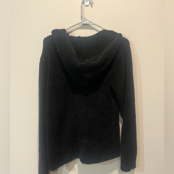 Barefoot Dreams Bamboo Chic Black Zip Up Jacket Size XL - Picture 7 of 10